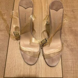 Tony Bianco Beige and silver Heels